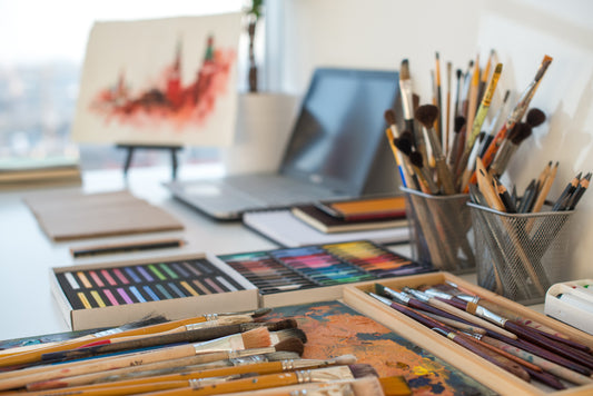 The importance of high CRI lighting for art studios